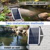Solar Water Fountain Solar Powered Water Fountain 264GHP Solar Fountain