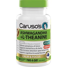 Chemists Own Buy Caruso's Ashwagandha Plus L-Theanine Online Chemist Outlet