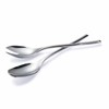 IMEEA&reg; 2-Piece 10inch Heavy Duty 18/10 Stainless Steel Salad Spoon
