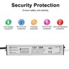 30W 12 Volt LED Power Supply, Waterproof IP67 LED Driver,