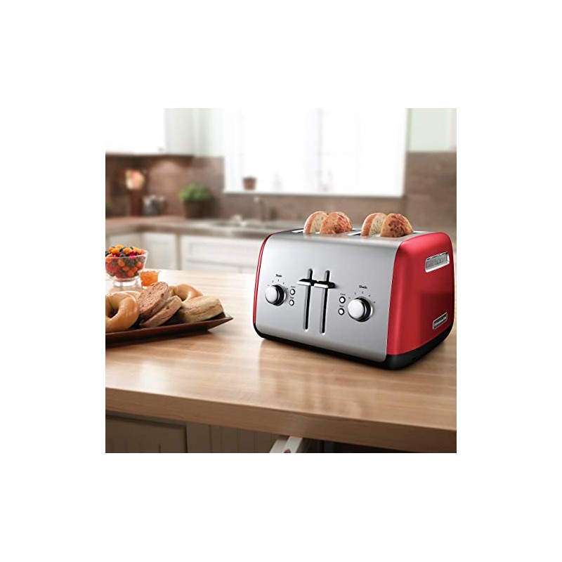 KitchenAid 4 Slice Manual Lift Toaster KMT4115ER, Empire Red