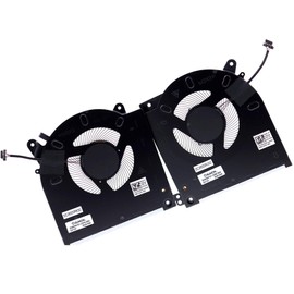 Deal4GO CPU Cooling Fan 0D1X38 D1X38 EG50061S1-C080-S9A w/GPU Cooler Fan 0TG9V0 TG9V0 EG50061S1-C070-S9A Set Replacement for Dell Alienware M15 R3 ALWM15R3