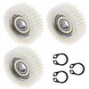 3PCS 36 Teeth E-Bike Wheel Hub Motor Planetary Gears with Bearing Compatible with Bafang Motor 38mm Diameter Nylon Motor Gear