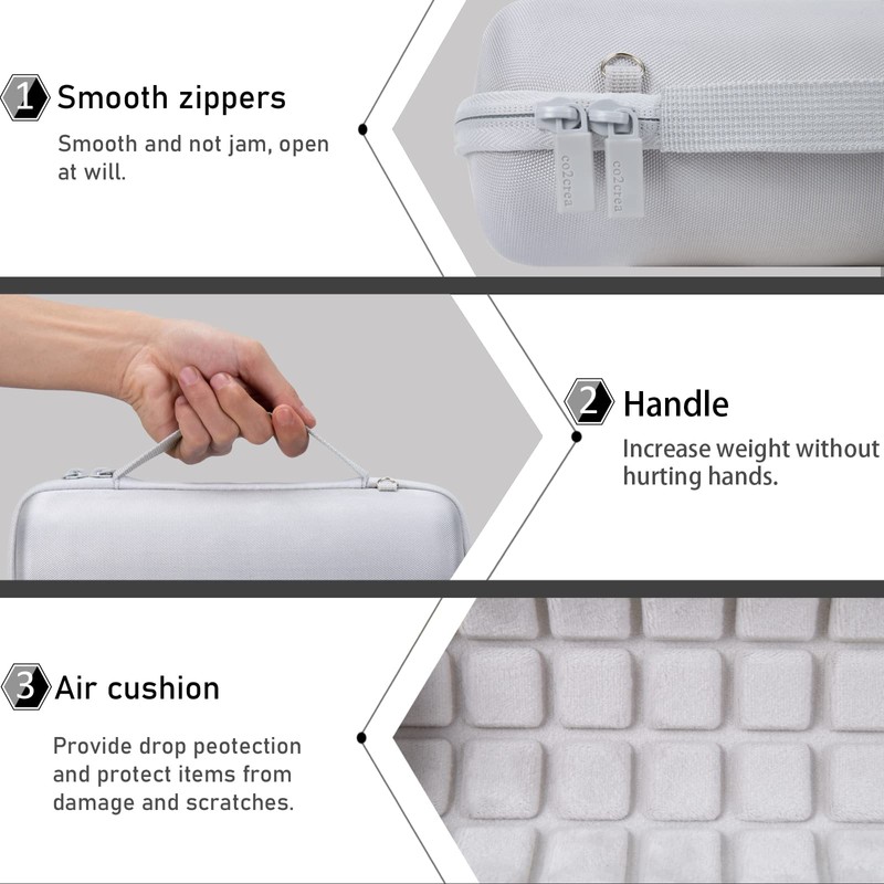 co2CREA Storage Case for JBL Flip6/Flip5/Flip4 Bluetooth Speaker (Hard Case,