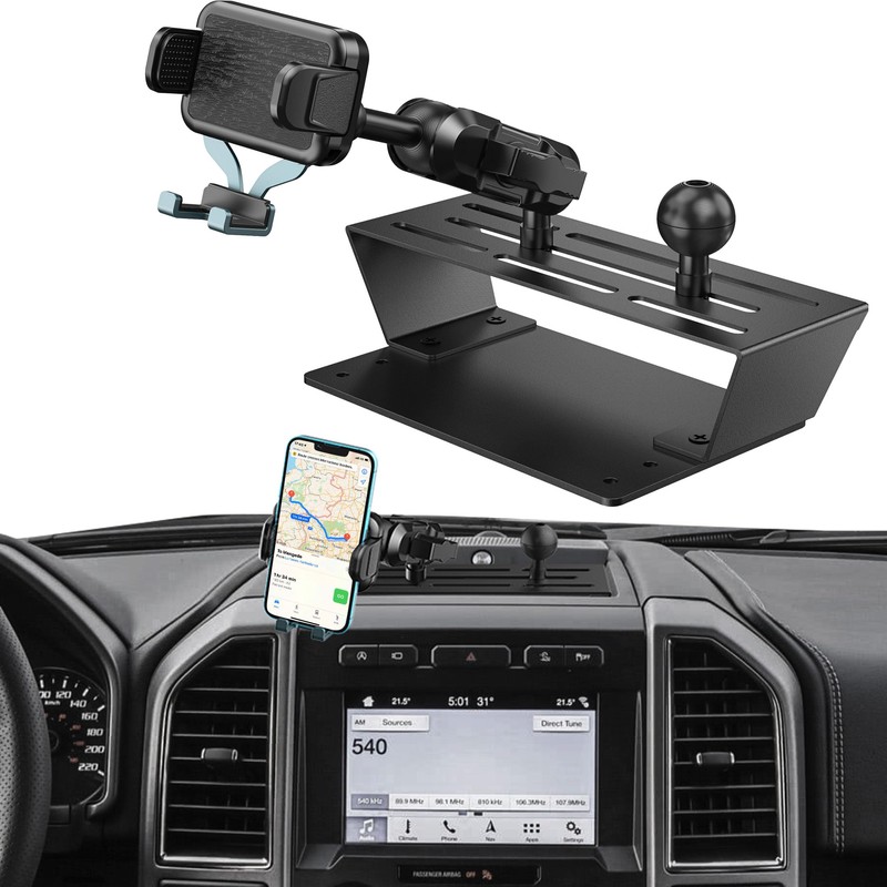Surfcabin Dash Mount Phone Holder Compatible with 2015-2020 F150 2017-2022