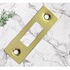 Polished Brass Steel Face Plate for Doors and Frames