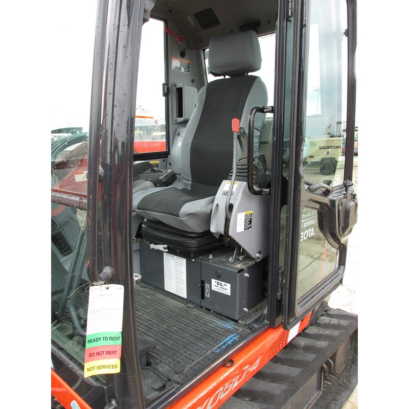 Durafit Seat Covers, Gray with Black Seat Covers for Kubota