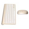 Keyboard Mouse Set 2.4G Wireless 78 Keys USB Thin Etched