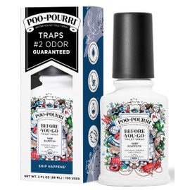 Poo-Pourri Before-You-Go Toilet Spray, Ship Happens, 2 Fl Oz - Coconut, Freesia and Citrus