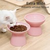 CEEFU Extra Wide Elevated Ceramic Cat Water Bowl - 6.2"