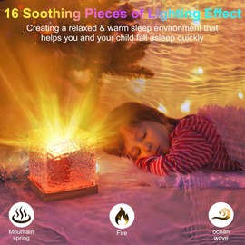 Northern Lights Projector, Rotating Ocean Wave Lamp, 16 Colours Gradient Water Lamp (with Remote Control), Dynamic Water Wave Lamp for Bedroom, Children's Room, Party, Bar, Playroom