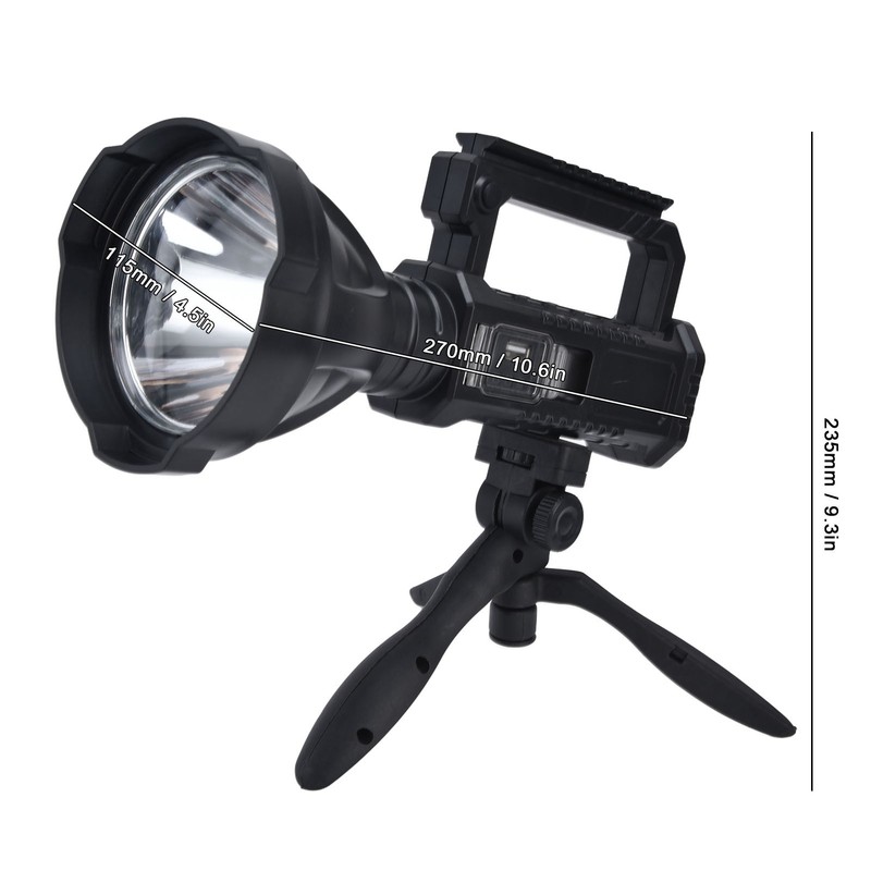 P50 LED Searchlight Smart Power Display Super Bright Handheld Spotlights