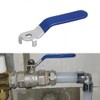 Ball Valve Handle, Metal Lever Shut Off Valve Handle Quarter