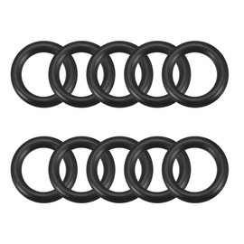 sourcing map Nitrile Rubber O-Rings 15mm OD 10.2mm ID 2.4mm Width, Metric Sealing Gasket, Pack of 10