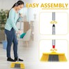 Indoor Broom for Floors 55” Soft Bristle Brooms for Sweeping