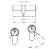 EVVA EPS Double Cylinder 27/27 | High-Quality Profile Cylinder Door