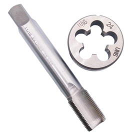 HSS 11/16-24 UNEF Tap and 11/16-24 UNS Die Right Hand