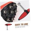 KICHOUSE Golf Spike Wrench Tool Multifunctional Stainless Steel Durable Cleat