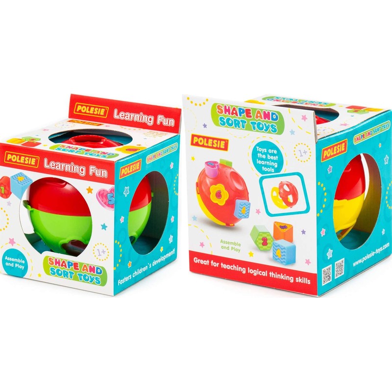 Polesie Sorting Game Ball Baby Educational Toy with Number Pegs