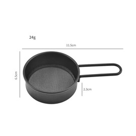 ARFUKA Set of 2 Sieve Kitchen Fine Mesh Sieve Kitchen Strainer Stainless Steel Small Flour Strainer Strainer Tea Strainer with Handle Dishwasher Safe