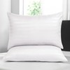 Moonlight Bedding Pillow cases 2 pack - White Stripe 50x75cm