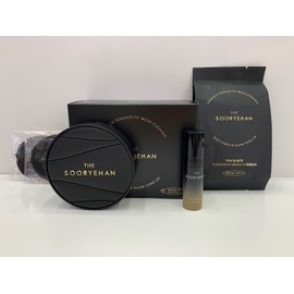Sooryehan The Black Tension Fit Mesh Cushion No. 23 (main product 13g + refill 13g) / 수려한 더 블랙 텐션 핏 메쉬쿠션 23호(본품13g+리필13g)