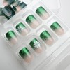 LBPEPAMZ 24Pcs St. Patrick's Day Press on Nails Short Square