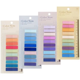 Lukinuo Sticky Tabs 800pcs Strip Index Tabs Page Markers Book Tabs Note Tabs Colourful Tabs Page Tabs Book Flag Writeable Page Sticky Notes with Ruler for Page Marker Classification File