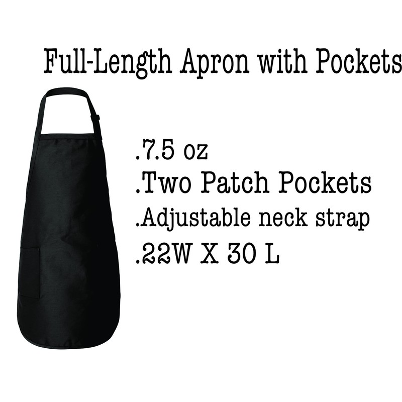 Freedomtees Funny Apron for Men Daddy's Cooking Tonight Full Length