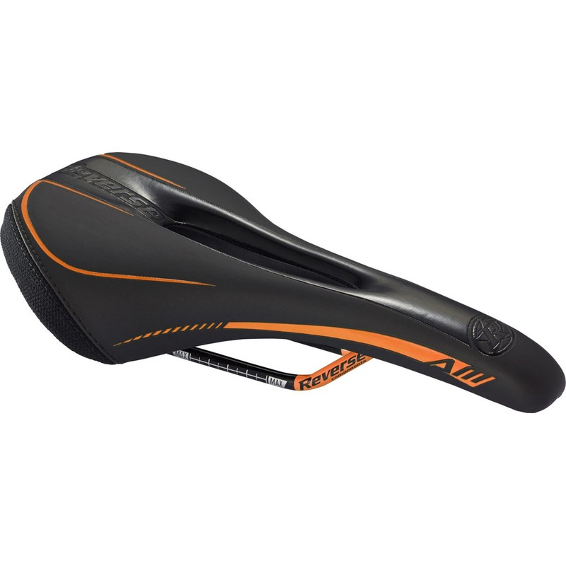 Reverse AM Ergo MTB Fahrrad Sattel schwarz/Fox orange