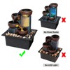 Small Tabletop Waterfall Fountain Zen Meditation Fountain Indoor Desktop Water