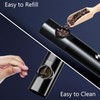 Stainless Steel Electric Salt and Pepper Grinder Set with Rechargeable