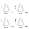 Clear Tablecloth Clips – 4-Pack Non-Slip Table Cover Holders –