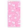 CERDÁ Unicorns Pink Cotton Sarong Beach Towel (1 Accessories), pink