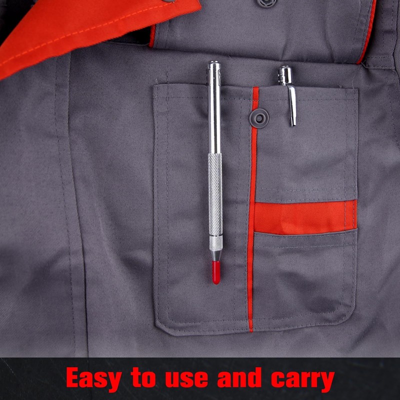 LEONTOOL 2 Pcs Tungsten Steel Scriber with Magnet Replaceable Tip