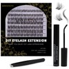 KISSXIAOYA Cluster Eyelash Extension, Lashes, Eyelash Curler, Eyelash Seal, Tweezers,