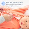 SleepingBaby EverSoft Zipadee-Zip Transition Swaddle - Roomy Wearable Blanket with