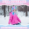 Sylfairy Kids Winter Windproof Hat, Unisex Children Heavyweight Balaclava, Ski