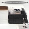 Daixers 6 Pack Mini Foldable Small Plastic Baskets for Organizing