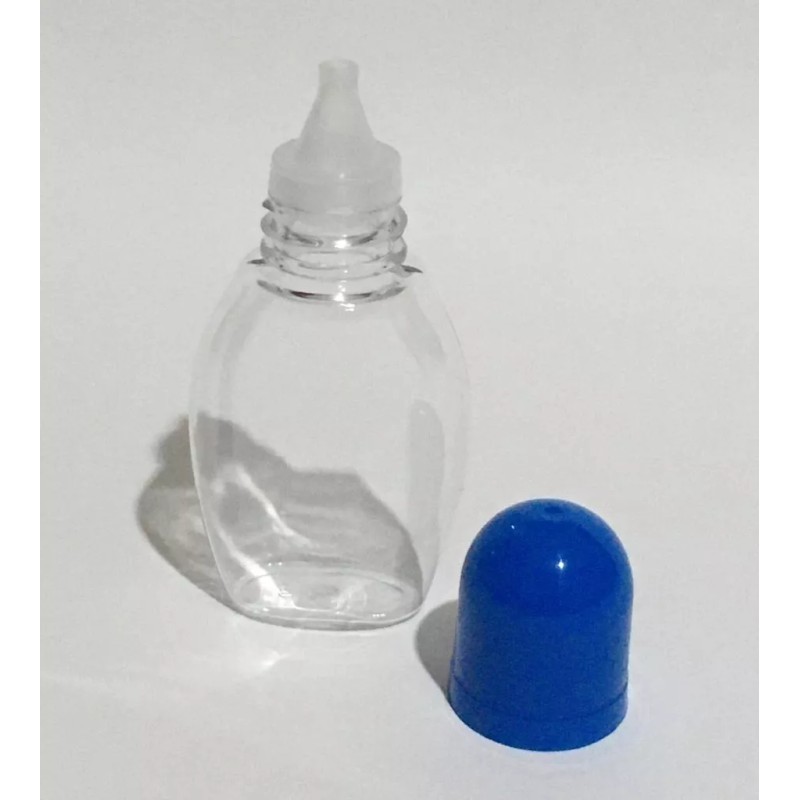 EV Gotero 15 Ml Con Inserto Perforado Y Tapa Azul