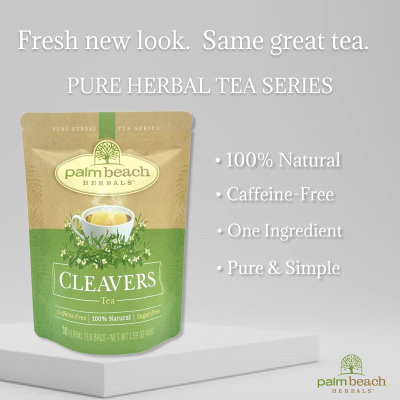 Palm Beach Medicinal Herbs - Cleavers Tea - Pure Herbal
