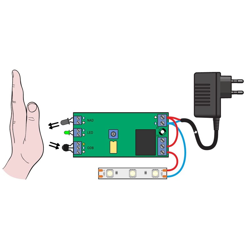 AVT1980 KIT DIY Proximity Switch, Proximity Sensor, Electronic DIY Kit,