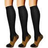 CHARMKING Compression Socks for Women & Men Circulation (3 Pairs)