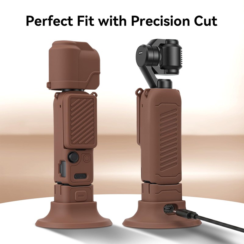 AMAZEAR Silicone Case Compatible with DJI OSMO Pocket 4, Pocket4