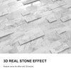 V-MOZZA Peel and Stick Stone Tile, 5-Sheet Peel and Stick