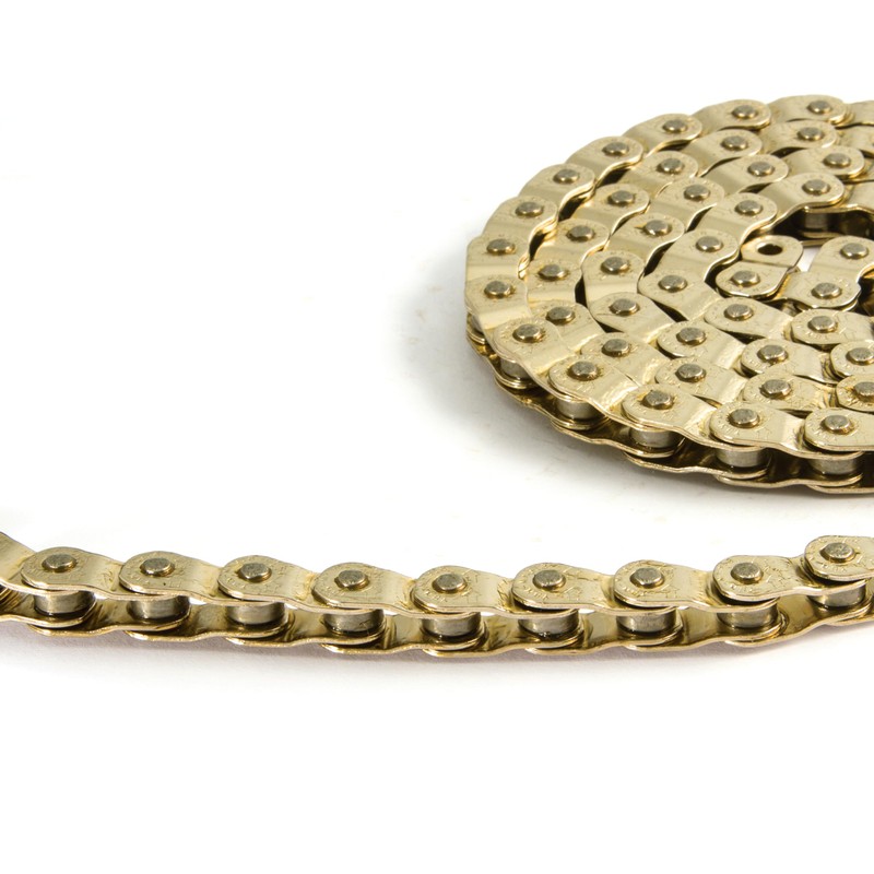 Clarks Cycle Systems CL918HL Half Link Single-Speed Chain, Gold, 102