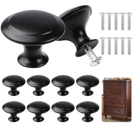 Yuechenggui Pack of 15 Cabinet Door Knobs, Vintage Furniture Door Knobs, Round Drawer Handle Knobs with Screws, Furniture Knobs, Dresser Knobs, Cabinet Handles, Drawer Knobs for Cupboard Drawer