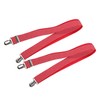 Gatuida 2PCS Adjustable Elastic Mitten Clips for Glove Holders Weather