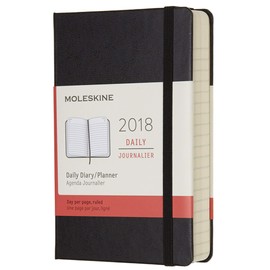 2018 Moleskine Pocket Daily Diary 12 Months Hard