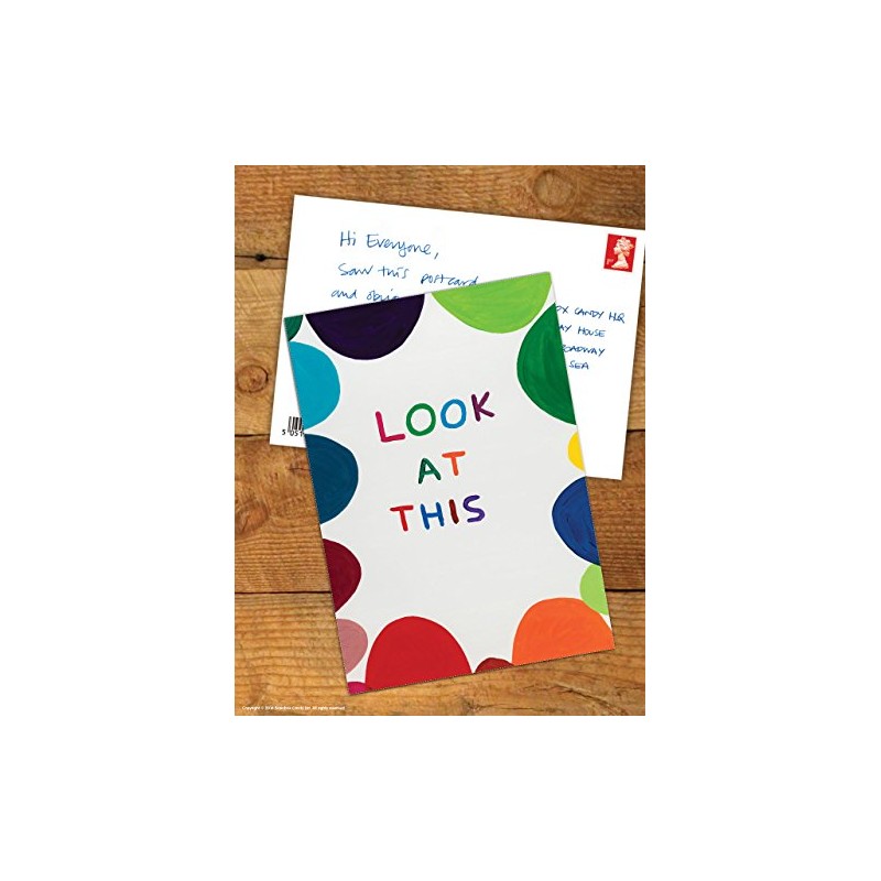 Brainbox Candy Funny Humorous 'David Shrigley Look At This' Novelty
